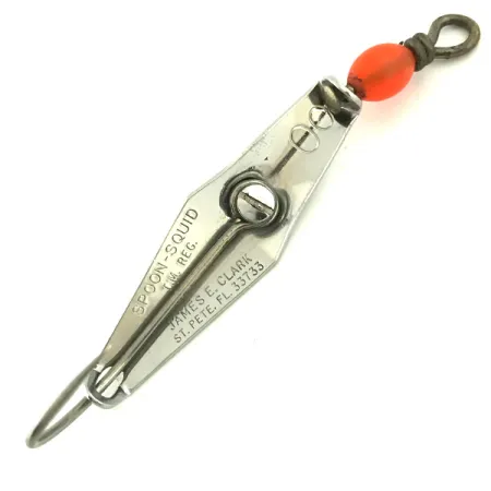 James E. Clark Clark Spoon Blinker, Nickel/Rot, 5g, Krautschutz, #5685