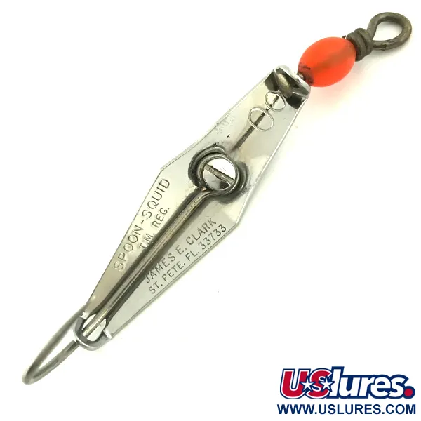 James E. Clark Clark Spoon Blinker, Nickel/Rot, 5g, Krautschutz, #5685