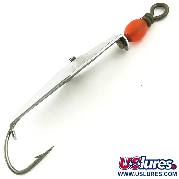 James E. Clark Clark Spoon Blinker, Nickel/Rot, 5g, Krautschutz, #5685