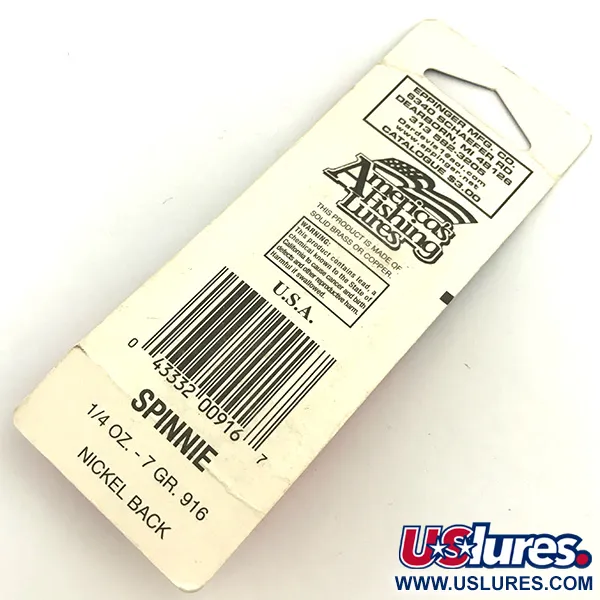 Eppinger Dardevle Blinker, Rot / Weiß / Nickel, 7g, Nickel-Rückseite, #5692