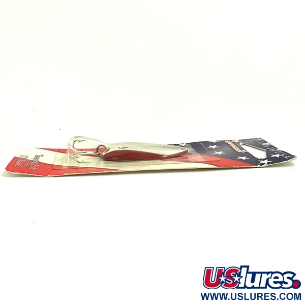 Eppinger Dardevle Blinker, Rot / Weiß / Nickel, 7g, Nickel-Rückseite, #5692