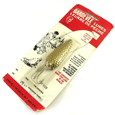 Dardevle Imp Klicker Blinker, Messing gehämmert, 11g, Klick-Effekt, #5699