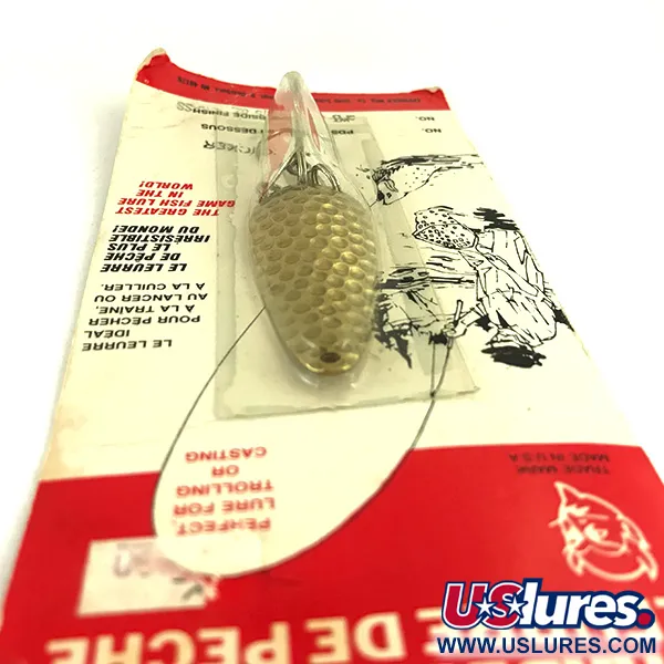 Dardevle Imp Klicker Blinker, Messing gehämmert, 11g, Klick-Effekt, #5699