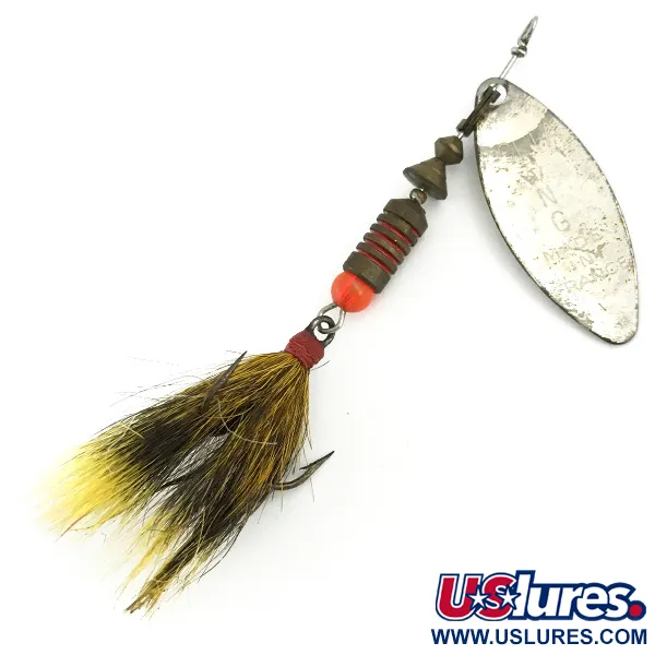 Mepps Aglia Long 2 Dressed Spinner, Silber, 7,3g, Eichhörnchen, #5704