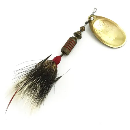 Mepps Aglia 3 dressed (squirrel tail) Spinner, Gold, 7,3g, #5705
