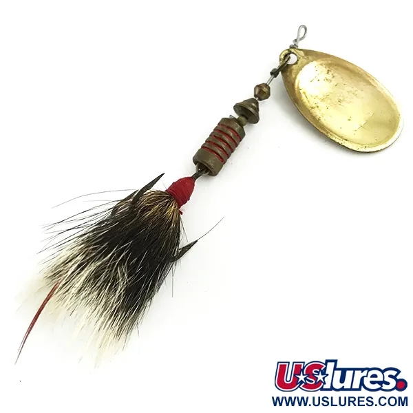 Mepps Aglia 3 dressed (squirrel tail) Spinner, Gold, 7,3g, #5705