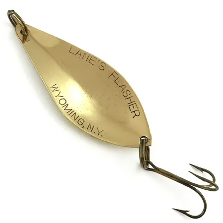 Lanes Tackle & Bait Lane's Flasher Blinker, Gold, 14g, Vintage, #5716