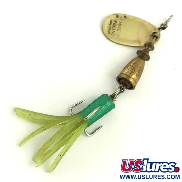 Blue Fox Super Vibrax 1 Spinner, Gold, 4g, UV-Skirt, #5725