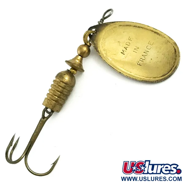 Mepps Aglia 3 Spinner, Gold, 7g, Vintage 1950er, #5733
