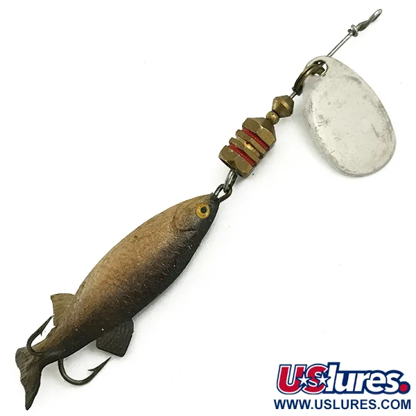 Mepps Comet Mino 1 Spinner, Silber, 4.6g, Gummifisch, #5736