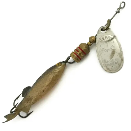 Mepps Comet Mino 1 Spinner, Silber, 4.6g, Gummifisch, #5736