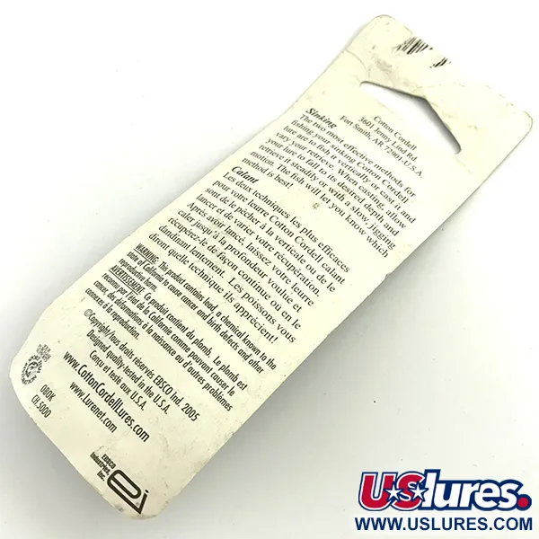 Cotton Cordell CC Spoon Jig-Köder, Gehämmerter Nickel, 14g, #5740