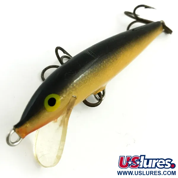 Rapala Original Floater Wobbler, Gold, 4g, Balsaholz, #5742