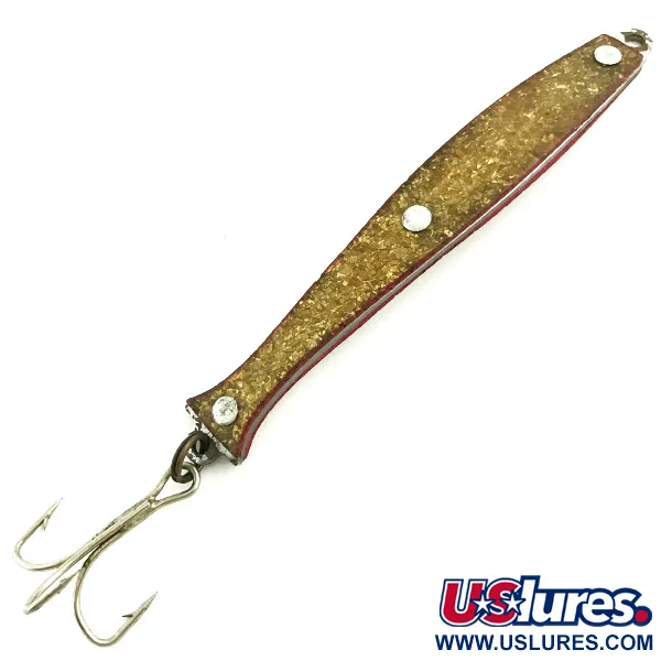 Sparky Jr. Spoon Sparkling Minnow Blinker, Gold/Rot, 14g, #5751