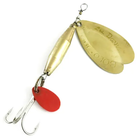 Luhr Jensen Les Davis Bolo UV Spinner, Messing, 14g, UV-Dekor, #5756