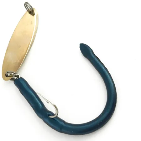 Acme Kastmaster Blinker, Gold, 10.5g, blauer Trailer, #5769