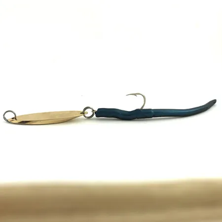 Acme Kastmaster Blinker, Gold, 10.5g, blauer Trailer, #5769