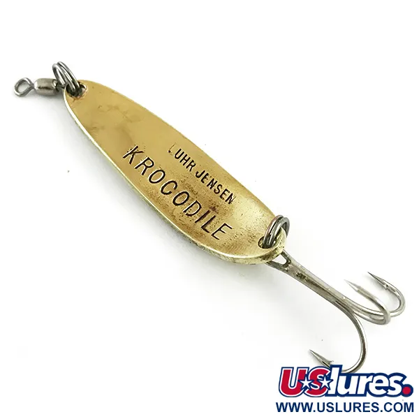 Luhr Jensen Krocodile Die #3 Blinker, Gold, 14g, Tieflaufend, #5781