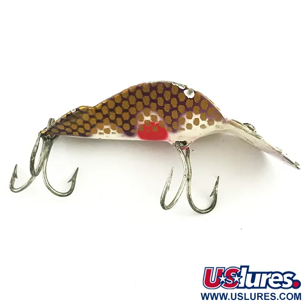 Buck Perry Spoonplug Hybrid-Köder, Lila-Braun, 7g, Tauchplatte, #5789