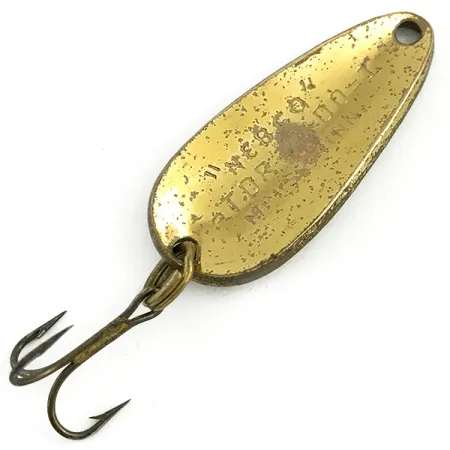 Nebco Tor-P-Do 1 Blinker, Gehämmerte Bronze, 7g, Vintage, #5813