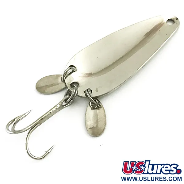 Luhr Jensen Blinker, Hammered Nickel, 9g, Sonic Blades, #5814