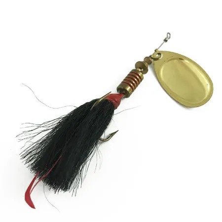 Mepps Aglia 3 dressed Spinner, Messing, 7,3g, Federdrilling, #5827