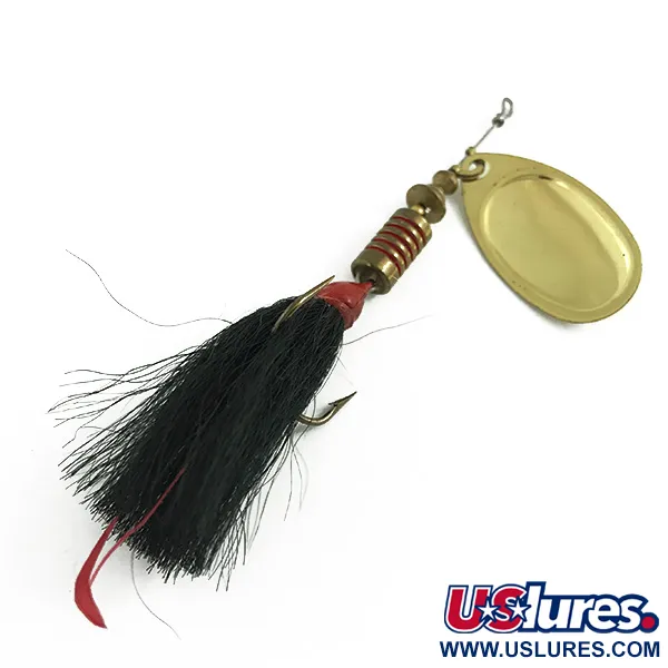 Mepps Aglia 3 dressed Spinner, Messing, 7,3g, Federdrilling, #5827