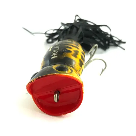 Fred Arbogast Hula Popper Popper, Tiger, 14g, Gummiskirt, #5841