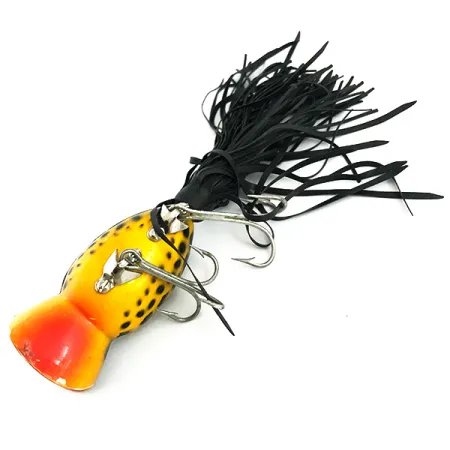 Fred Arbogast Hula Popper Popper, Tiger, 14g, Gummiskirt, #5841