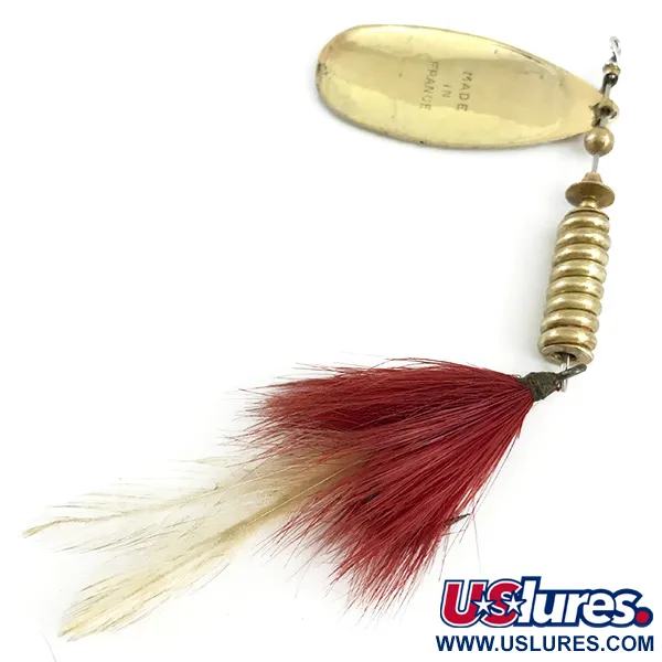 Mepps Comet 5 Dressed Spinner 1960s, Gold, 14g, Wechselhaken, #5843