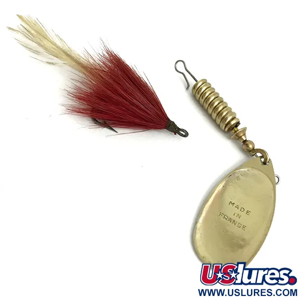 Mepps Comet 5 Dressed Spinner 1960s, Gold, 14g, Wechselhaken, #5843