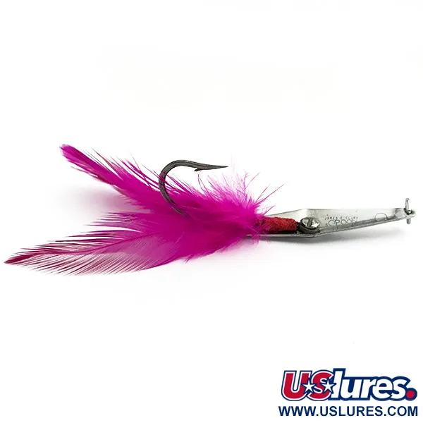 James E. Clark Clark Spoon Blinker, Chrom/Pink, 5g, Krautschutz, #5856