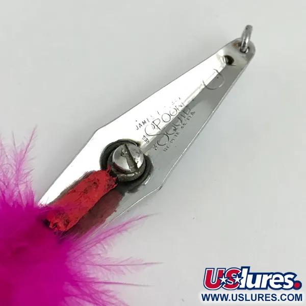 James E. Clark Clark Spoon Blinker, Chrom/Pink, 5g, Krautschutz, #5856