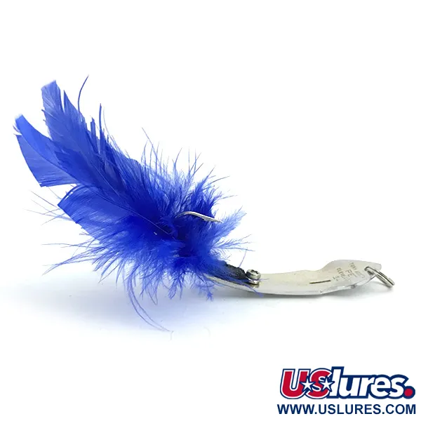 Tony Accetta Pet Spoon 14 Krautblinker, Nickel/Blau, 7g, Federn, #5857