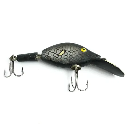 Eppinger Sparkle Tail Wobbler, Schwarz / Silber, 6.5cm, Gelenk, #5860