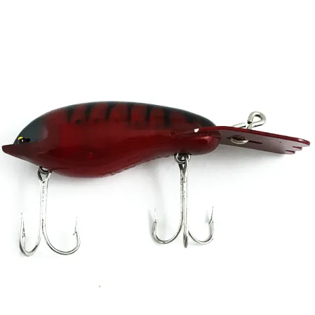 Fred Arbogast Mud Bug Crankbait, Dunkelrot, 14g, Metall-Lippe, #5863