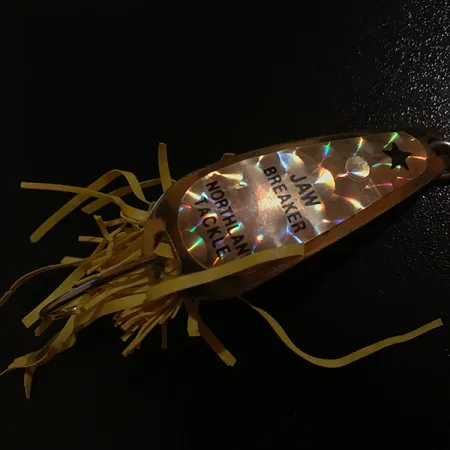 Northland Jaw-Breaker Krautblinker, Gold, 15,5g, Gelber Skirt, #5865