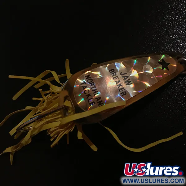 Northland Jaw-Breaker Krautblinker, Gold, 15,5g, Gelber Skirt, #5865