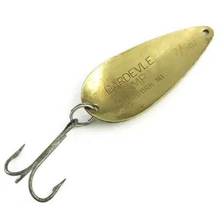 Eppinger Dardevle Imp Blinker, Messing, 11g, Dearborn MI, #5874