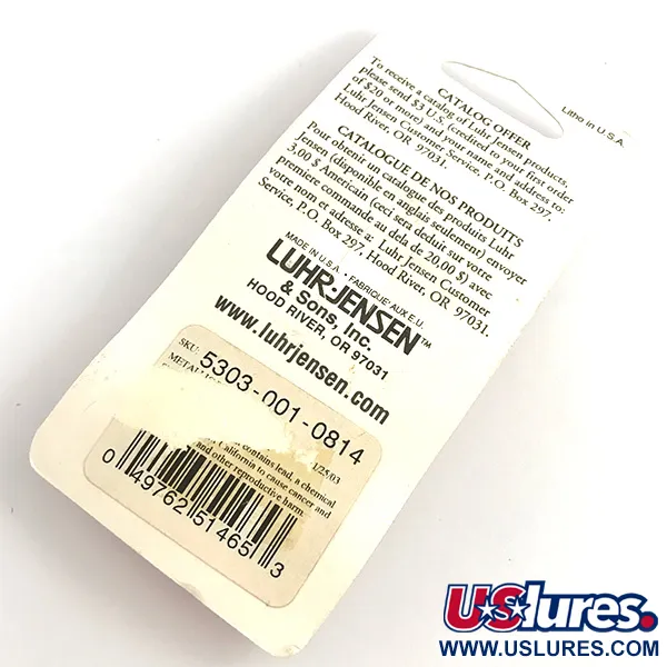 Luhr Jensen Loco 1UV Blinker, Barsch, 4g, UV-aktiv, #5900