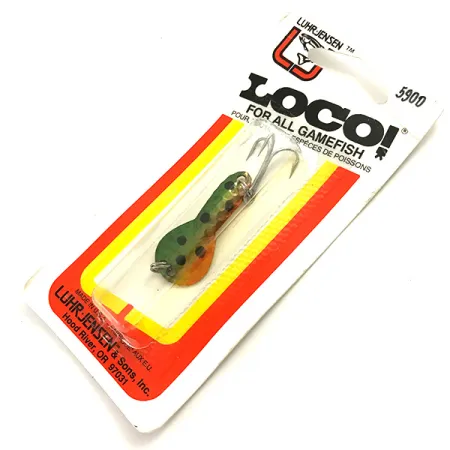 Luhr Jensen Loco 1UV Blinker, Barsch, 4g, UV-aktiv, #5900