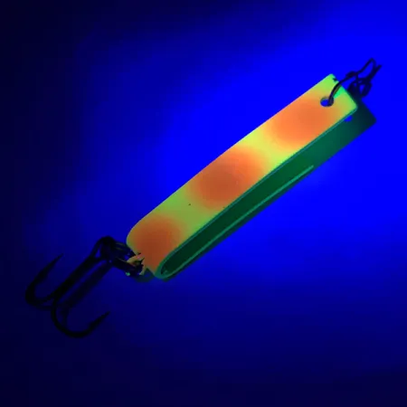 Luhr Jensen Super-Duper 503 Blinker, Rot / Gelb, 4,3g, UV-aktiv, #5947