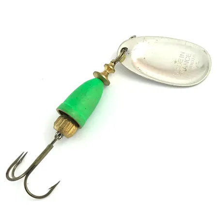 Blue Fox Super Vibrax 3 UV Spinner, Silber/Grün, 8g, UV-aktiv, #5927