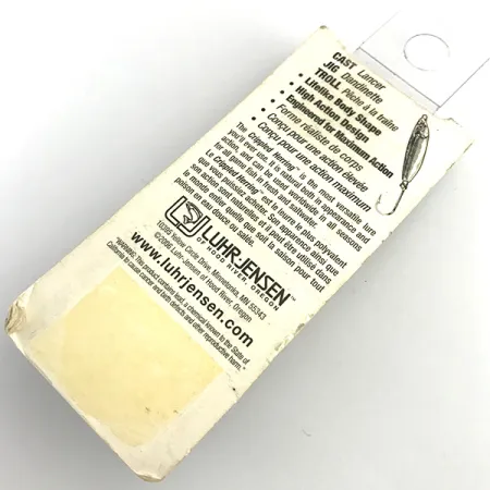 Luhr Jensen Crippled Herring Blinker, Weiß/Grün UV Glow, 21g, #5921