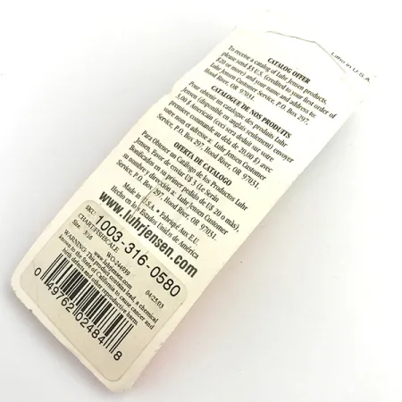 Luhr Jensen Krocodile UV Blinker, Yellow, 7g, UV-Finish, #5922