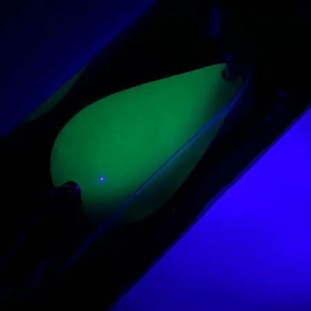 Acme K.O. Wobbler UV Blinker, Gelb/Grün/Nickel, 21g, Sonic Tail, #5923