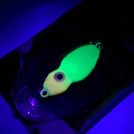 Lindy Frostee Jigging Spoon, Chartreuse UV Glow, 7g, UV-aktiv, #5924