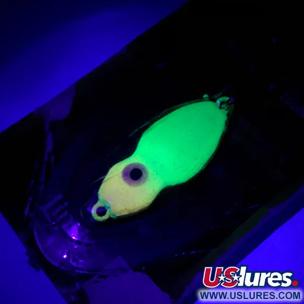 Lindy Frostee Jigging Spoon, Chartreuse UV Glow, 7g, UV-aktiv, #5924