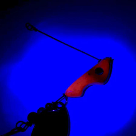 Erie Dearie Walleye Killer Spinner, Nickel / Rot, 14g, UV-aktiv, #5932