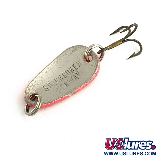 Sølvkroken Spesial Classic UV Blinker, Rot UV / Silber, 4g, UV, #6264